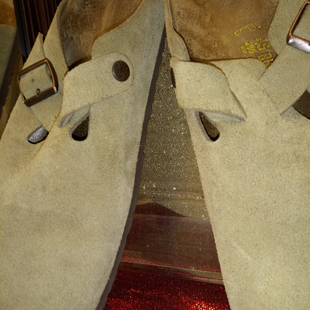 BIRKENSTOCK Boston Suede 45 Men 12 Wmn 14 - Picture 6 of 8